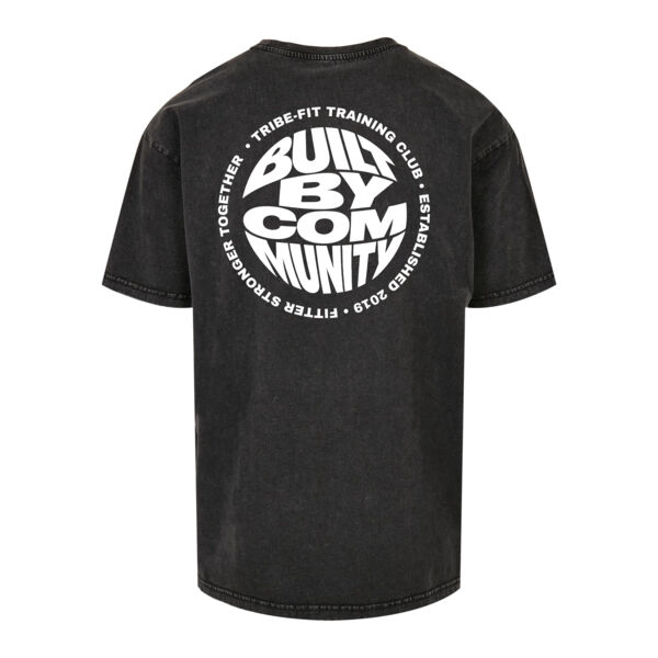 TRIBE Club Tee  Oversized Acid washed Thumbnail